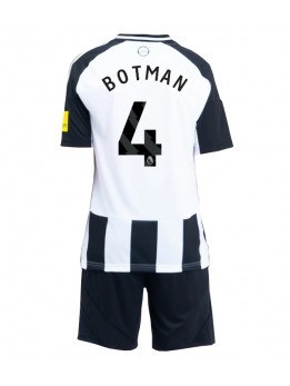 Billige Newcastle United Sven Botman #4 Hjemmedraktsett Barn 2024-25 Kortermet (+ Korte bukser)